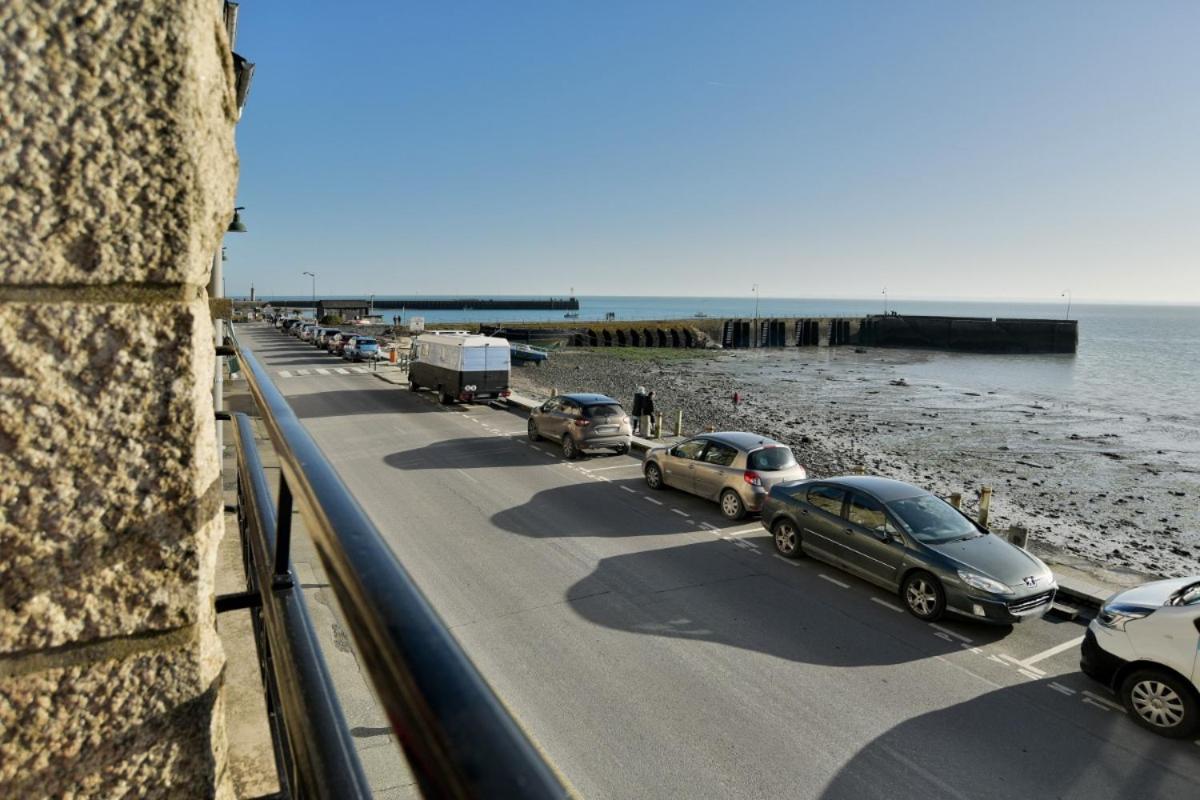 L Ostra 1, Appartement Haut Standing Front De Mer A Cancale Sur Le Port De La Houle Esterno foto