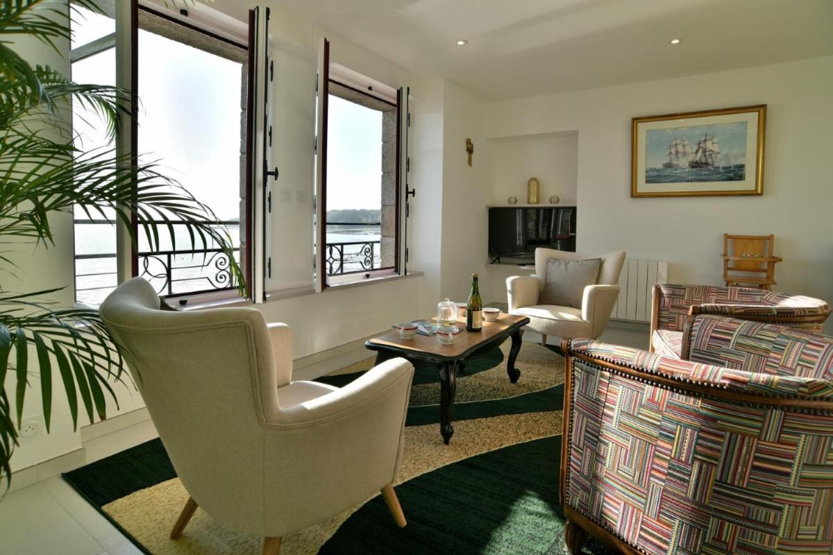 L Ostra 1, Appartement Haut Standing Front De Mer A Cancale Sur Le Port De La Houle Esterno foto
